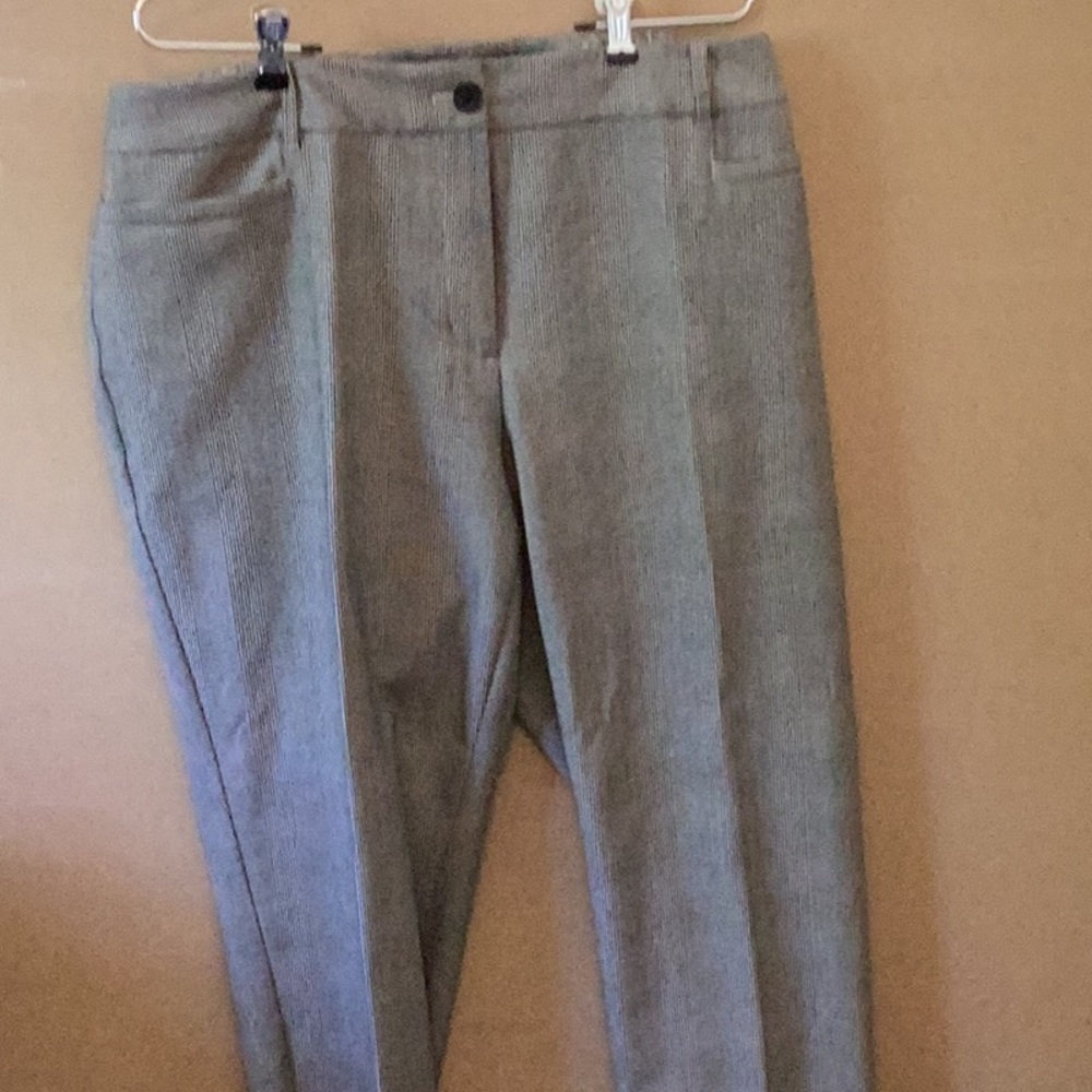 Talbots Gray Straight Leg Pants